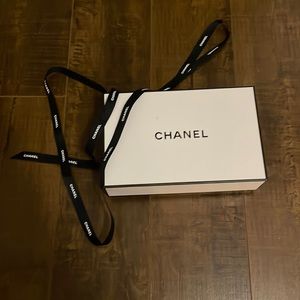 Chanel box and ribbon